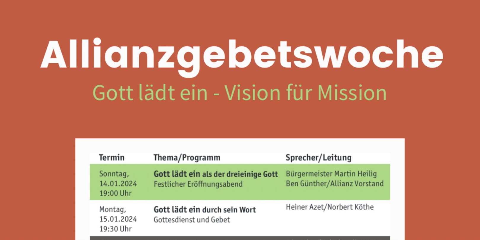 Du betrachtest gerade Allianzgebetswoche 2024
