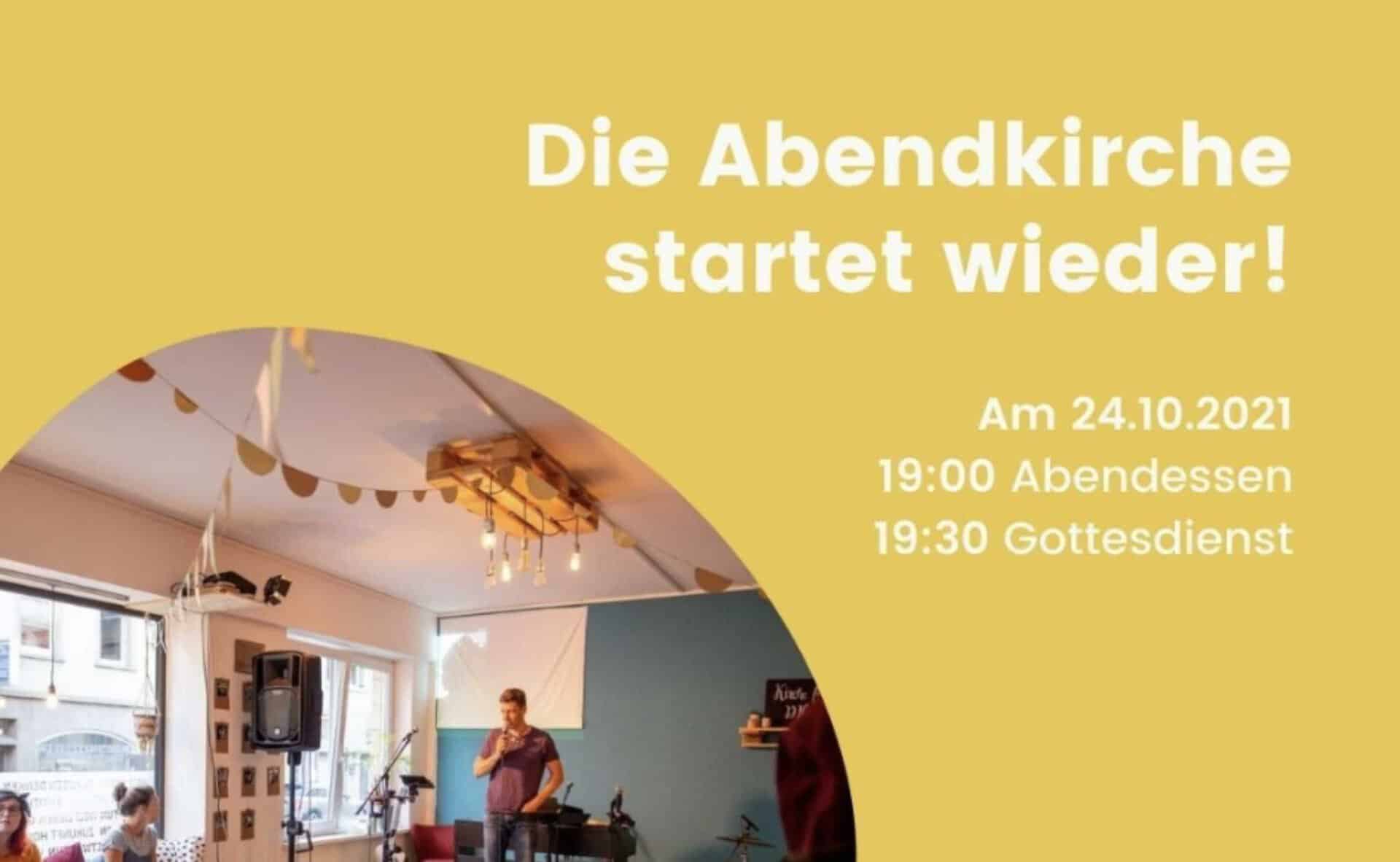 Du betrachtest gerade Abendkirche startet wieder